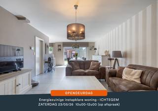 OPENDEURDAG 23 MEI 2026 tussen 10u00 en 12u00 ( op afspraak)Ontdek deze instapklare woning met een uitstekende EPC-score A waar comfort,...