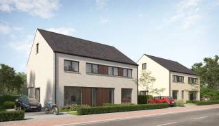 De werken zijn aangevat van deze volumineuze woningen met vergezichten.<br /><br />6% BTW is mogelijk!<br /><br />Alle hedendaags comfort is voorzien, zoals: warmtepomp, vloerverwarming, zonnepanelen,....<br />Door al deze ingrepen, heeft u hier een BEN-woning (Bijna Energie Neutraal).<br />BEN-woning = fiscaal voordeel EN energie zuinig!!<br /><br />Een ongelofelijke troef: De zolderverdieping is te bereiken via een vaste trap. Werkt men deze ruimte af, dan heeft men een super grote polyvalente ruimte ofte bijkomende slaapkamer/dressing.<br /><br />Door de goede inplanting tov. het perceel en de hieraan gekoppelde tijdloze stijl van woning, beschikt men over een mooie voor- en achtertuin (met de middag- en ondergaande zon), maw. je woont rustig en hedendaags, in een groene omgeving.<br /><br />Wat je dagelijks nodig hebt, vind je in je buurt.<br /><br />De vlotte bereikbaarheid tov. de E17 (slechts 3 minuten naar de oprit in De Nazerth/Deinze) en het treinstation van Eke-Nazareth (3,5 km) zijn een ongelofelijke troef voor pendelaars!<br />Op 20 minuten sta je in centrum Gent.<br /><br />Deze woning is in opbouw, doch heeft u nog de keuze om uw eigen stempel te drukken op de afwerking.<br /><br />Bij interesse, bel of mail Pieterjan op 0472 80 20 65 of pw@entree.be<br />