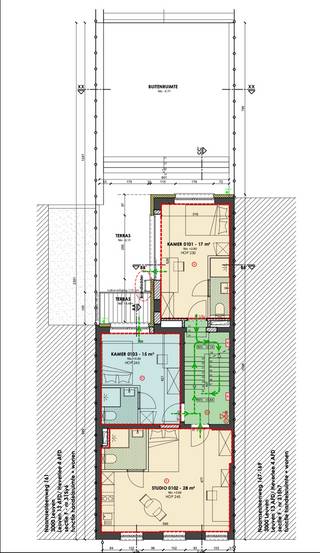 Op zoek naar een rendabele investering of een uitvalsbasis voor uw studerende kind? Deze opbrengsteigendom ‘Residentie Square’ in het bruisende Heverlee biedt u de ideale kans! Het pand beschikt over 8 studentenkamers met elk een eigen badkamer en 2 luxe studio's met eigen keuken én badkamer, elk afzonderlijk te koop. De locatie is een absolute troef! Het pand is gelegen op wandel- en fietsafstand van de Leuvense Stadskern, het Sportkot, de KULeuven campussen, het station van Heverlee en Heverlee bos, kortom alles wat een student nodig heeft. Het is de ideale uitvalsbasis voor studenten die op zoek zijn naar een rustige plek om te studeren, maar toch in de nabijheid van alle voorzieningen willen vertoeven. Dit vernieuwbouw project is gebouwd met kwalitatieve hoogstaande materialen en is zeer energiezuinig. Bovendien biedt het pand de mogelijkheid om te genieten van een prachtig huurrendement. Deze opbrengsteigendom is dan ook een uitstekende investeringsmogelijkheid voor wie op zoek is naar een betrouwbare en rendabele vastgoedinvestering. Aarzel niet en investeer nu in dit project! Neem snel contact met ons op voor meer informatie.
