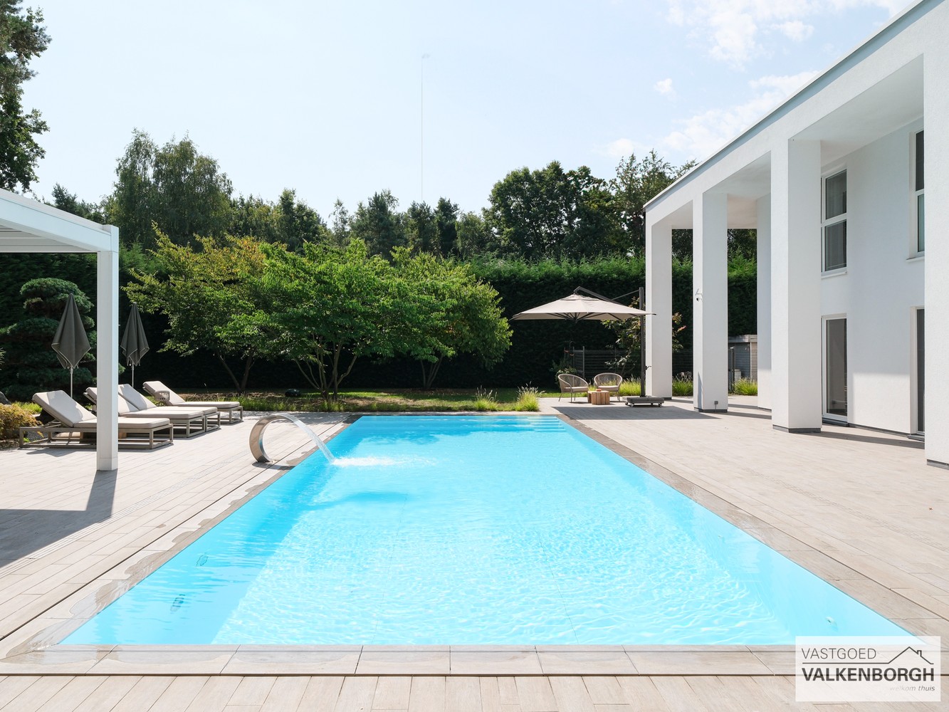 Architecturale designvilla met overloopzwembad, wellness en absolute privacy in gegeerde villawijk Bolderberg. - foto 1