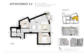 Immo3000 heeft dit recent gerenoveerd appartement te huur in residentie The Vine.Het appartement van 70.5 m² is gelegen op de vierde verdieping en...