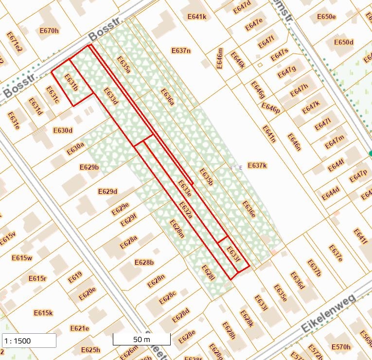 2 BOUWGRONDEN VOOR OPEN BEBOUWING EN ACHTERLIGGENDE GRONDEN in de bosrijke villabuurt op de Bosstraat te Lanaken! - foto 1