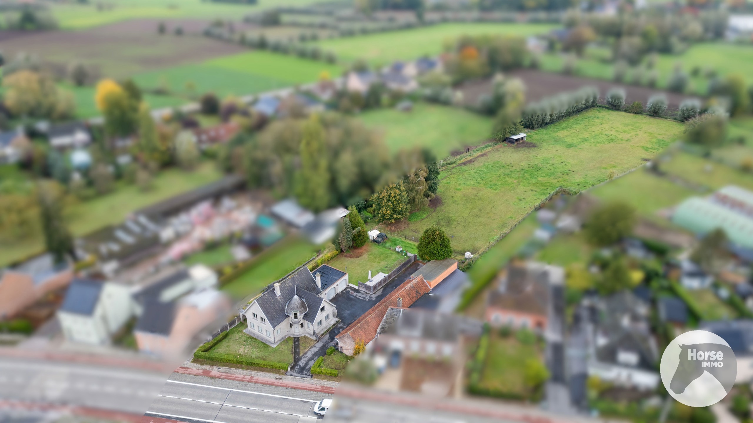 KALKEN - Ruime villa met stallen, loods en weide op 82a - foto 4
