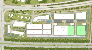 <strong>TECHNISCH<br /></strong><span>EXCL. BASISPAKKET UITRUSTINGEN</span><br /><strong><br /></strong>Nutsaansluitingen:<br />• Elektrisch<br />• Collectieve HS cabine van X KVA<br />• Gemeenschappelijk tellerlokaal<br />• 25D60 Tellerkast per unit, incl. teller van de nutsmaatschappij<br />• EXVB bekabeling vanuit dit tellerlokaal tot in de unit<br />• Water<br />• Gemeenschappelijk tellerlokaal<br />• Privatieve watertellers per unit<br />• Waterleiding in PE vanuit dit tellerlokaal tot in de unit<br />• Coax kabel, fiber kabel vanaf openbaar net tot in de unit<br /><br /><span>In elke unit:<br /></span><br />• Aansluitingsplaat in multiplex<br />• ALSB met differentiaal &amp; zekering<br />• Aardingspin<br />• Analoge brandcentrale incl. optische rookmelders (voor een leeg magazijn), handmelder en sirene<br />• Ledstraler boven de poort als buitenverlichting<br />• Elektrische aansluiting en indienststelling RWA koepel<br />• Elektrische aansluiting en indienststelling sectionaalpoort<br />• Wachtbuis voor plaatsing laadpaal aan parking<br />• Wachtbuis voor regenwaterrecuperatie (excl. pomp).<br />* maximaal een nuttige belasting van 5 kg/m²<br />- In elke loods is een zelfdragende achtwandige gebogen lichtstraat voorzien waarvan de beplating bestaat uit holle polycarbonaat spouwplaten (U-waarde 1,2 W/m²K). Deze hebben een opale uitvoering met een<br />plaatdikte van 2 x 10mm.<br />- Structuur + dak is voozien voor het plaatsen van PV installatie met max. belasting van 15 kg/m².<br /><br />
<p>Gebouw kan gestapeld zijn, geen beperkingen wat hoogte betreft.</p>
Zware logistiek is niet toegestaan door de stad Hasselt.