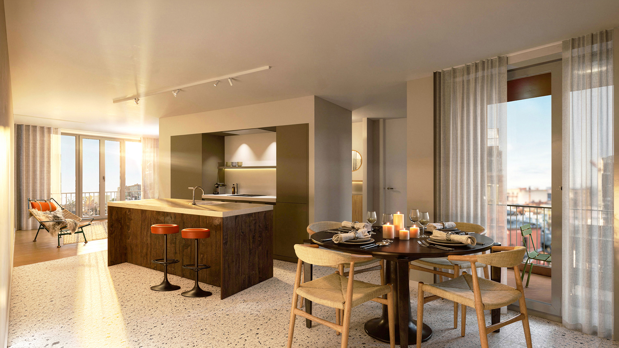 Ruim 3-slaapkamerappartement met terras  - foto 4