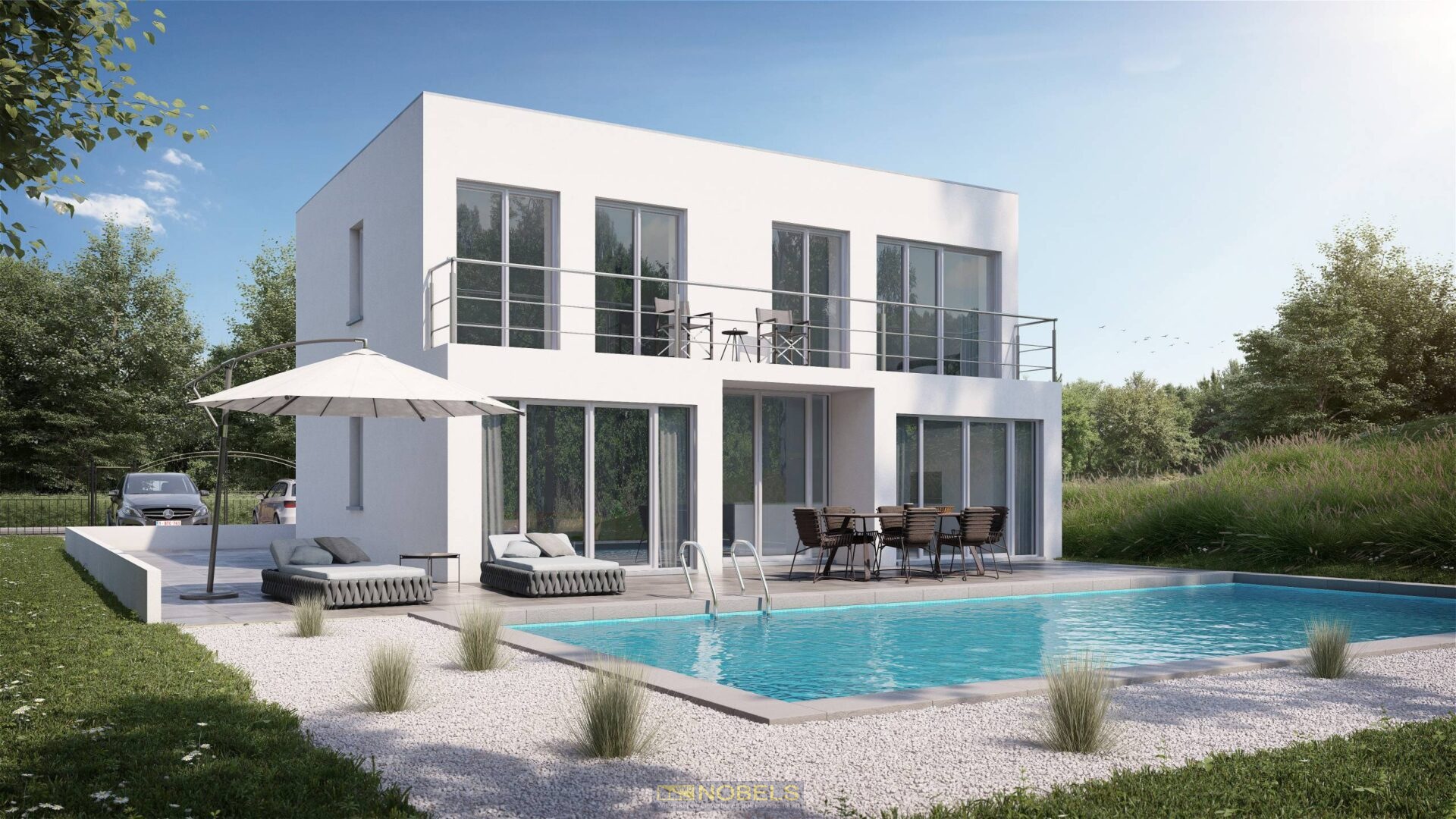 Te koop, nieuw te bouwen villawoning met zuidgerichte tuin in Oudenaarde - photo 1