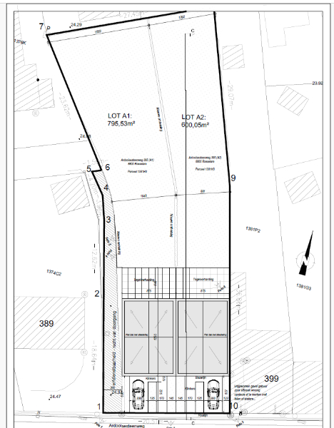 Projectgrond op een ruim perceel van 1.396 m² nabij Roeselare - foto 3