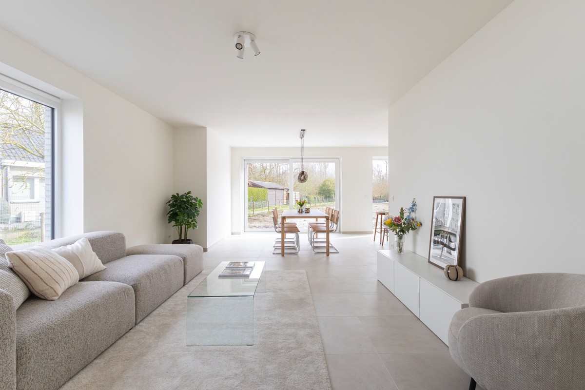 Energiezuinige halfopen nieuwbouwwoningen met inpandige garage in Denderwindeke - foto 3