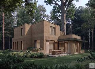 <p>Een exclusieve villa waar hedendaagse architectuur, ruimte en natuur elkaar versterken.</p>
<p>Verscholen in het groen van de rustige Nachtegalenlei in Schoten presenteren wij deze bijzondere nieuwbouwvilla op een royaal perceel van 3.755 m². Een plek waar strakke architectuur en warme materialen samenkomen in een unieke woonomgeving, met alle ruimte voor rust, privacy en comfort.</p>
<p>De villa onderscheidt zich door haar krachtige, moderne volumes, verfijnde baksteenarchitectuur en indrukwekkende glaspartijen. De warme aardetinten zorgen voor een tijdloze uitstraling, terwijl de grote raampartijen het omliggende groen volop naar binnen halen.</p>
<p>Binnen vertaalt deze architectuur zich in een verrassend gevoel van ruimte en licht. De open keuken met vide vormt een echte blikvanger en sluit harmonieus aan op de eet- en leefruimte. Op de verdieping bevinden zich drie slaapkamers, waaronder een royale mastersuite met eigen dressing en badkamer. Een afzonderlijke praktijkruimte op het gelijkvloers biedt bovendien interessante mogelijkheden om wonen en werken te combineren.</p>
<p>Ook duurzaamheid staat centraal, met hedendaagse technieken en een beoogd E-peil van E30 of lager.</p>
<p><span><em>Projectgegevens</em></span></p>
<ul>
<li>Perceeloppervlakte: 3.755 m²</li>
<li>Grondprijs: € 755.000 (excl. registratierechten)</li>
<li>Constructieprijs: € 1.399.000 (excl. BTW en bijkomende kosten)</li>
</ul>
<p>Deze exclusieve villa wordt gerealiseerd door Sels Villabouw, waar architecturale kwaliteit, vakmanschap en een hoogwaardige afwerking centraal staan. Het ontwerp kan in overleg verder verfijnd worden volgens uw persoonlijke woonwensen.</p>
<p>Een uitzonderlijke woonkans voor wie houdt van hedendaagse architectuur, luxueus wooncomfort en de rust van een groene omgeving.</p>
<p>Benieuwd naar dit bijzondere project? Wij begeleiden u graag tijdens een bezoek aan het perceel en ontvangen u met plezier op kantoor voor een persoonlijke toelichting bij het ontwerp, de plannen en het lastenboek.</p>
<p>Neem vandaag nog contact op en ontdek de mogelijkheden! Bel naar 0472 23 14 51 of stuur een mail naar catherine.descheemaecker@sels.be.</p>
<p>Laat u inspireren en ontdek uw toekomstige thuis met Sels Villabouw.</p>