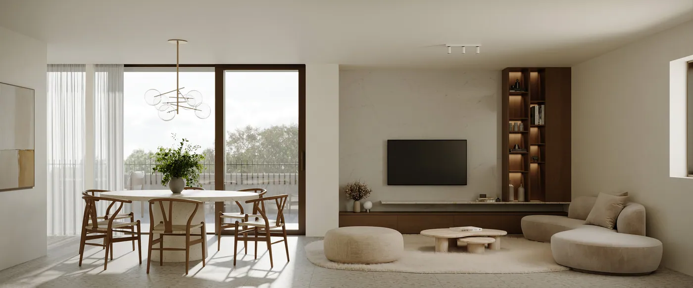 2-slk appartement in een kleinschalige luxe residentie aan het Verloren Bos park - foto 4