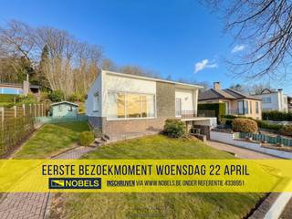 1ste bezoekdag woensdag 22 april! Inschrijven kan via www.nobels.be onder referentienummer 4338951.KNUSSE OPEN BEBOUWING, gelegen aan de RAND VAN HET...