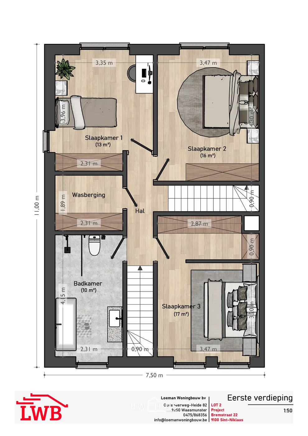 TE REALISEREN NIEUWBOUW HOB MET 4 SLPK EN GUNSTIG E PEIL - foto 5