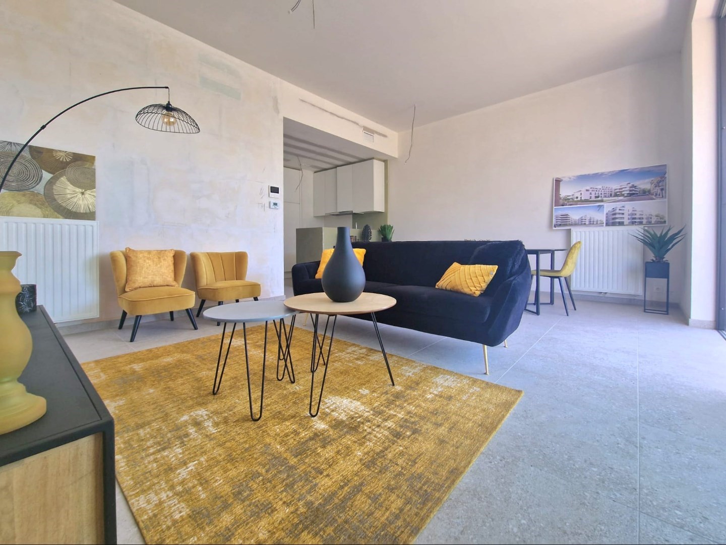 NIEUWBOUW APPARTEMENT MET 1 SLAAPKAMER EN SLAAPHOEK GELEGEN IN EEN NIEUWBOUW RESIDENTIE OP EEN BOOGSCHEUT VAN ZEE - foto 1