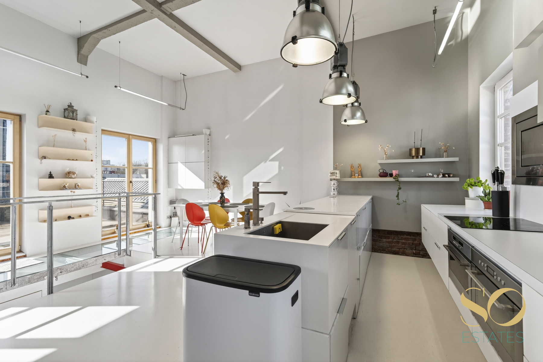 Prachtige loft 2 slaapkamers + groot terras - foto 5