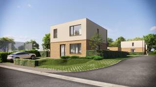 SITUATION
Dans une rue calme sans issue, près de la Grand-Place et du centre animé de Wetteren, un nouveau projet immobilier exclusif comprenant seulement 6 maisons à l'architecture contemporaine moderne voit le jour.
Les bonnes connexions avec l'E40 et la Brusselsesteenweg vous permettent de rejoindre rapidement Gand ou Bruxelles. De plus, les commerces, les écoles, les transports en commun, les sentiers de randonnée et les pistes cyclables se trouvent tous à deux pas.
(MOBISCORE : 8,3/10)
AGENCEMENT
Vous entrez par le hall d'entrée avec vestiaire, un débarras, des toilettes pour invités et un accès au salon.
Profitez d'un espace de vie lumineux avec cuisine ouverte équipée d'un îlot central et d'un coin petit-déjeuner. La terrasse spacieuse et le jardin prolongent votre salon, ce qui contribue à une expérience de vie exceptionnelle. Vous pourrez y passer des moments inoubliables avec vos amis ou votre famille !
À l'étage, vous trouverez 3 chambres, des toilettes séparées, un débarras supplémentaire et une salle de bains.
Cette dernière est équipée d'une baignoire, d'une douche et d'un double lavabo.
La maison offre d'excellentes performances énergétiques grâce au chauffage par le sol via une pompe à chaleur, des panneaux solaires et un système de ventilation D.
Optez pour un mode de vie moderne, économe en énergie et sans souci à Wetteren et contactez Kevin : 0476 66 55 50
(Surfaces estimées, certaines photos proviennent d'un projet de référence ou sont des rendus)