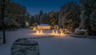 Uniek landhuis gerenoveerd in hoogwaardige loftstijl temidden van een uitzonderlijke parktuin van ruim 2 ha met eeuwenoude bomen, vijvers en weiden en dit alles op een steenworp van Turnhout. Grote leefruimtes, masterbedroom met dressing en grote badkamer, fitnessruimte en op de eerste verdieping een inpandig appartement. Prachtige opportuniteit! <br />Dit object is ideaal voor paardenliefhebbers!<br /><br />Gelijkvloers: <br />Via een kleine inkomhal vooraan de woning kom je onmiddellijk binnen in de grote leefruimtes. Hier vinden we een eetruimte en zitruimte, van elkaar gescheiden door een open haard met doorkijk. Beide ruimtes baden in het licht door de zuid oriëntatie en de grote raampartijen die toegang bieden tot de terrassen die de hele woning omgeven. Aansluitend komen we in de leefkeuken, geheel ingericht met Siematic met een corian werkblad en Miele toestellen: inductievuren, steamer, oven, warmhoudlade, koelkast, vaatwasser, ingebouwde koffiezet en quooker. Ook de keuken biedt toegang tot 2 terrassen, elk voorzien van elektrische zonneweringen. Al deze ruimtes zijn voorzien van een stijlvolle natuurstenen vloer. <br />Aan de noordzijde van de woning bevindt zich de mastersuite. Deze is opgedeeld in een ruime dressing, slaapkamer met zicht op de prachtige tuin en een luxe badkamer met regendouche, waterval, infraroodstraler en vrijstaand ligbad. Deze mastersuite wordt gekenmerkt door een hoog afwerkingsniveau met veel indirecte verlichting, airco en grote raampartijen. <br />Aan de westzijde bevindt zich op een iets lager niveau een prachtige fitnessruimte en een wasplaats. Deze eerste kan ook als polyvalente ruimte gebruikt worden voor bijvoorbeeld een extra slaapkamer of bureau. <br /><br />Verdieping: <br />Op de eerste verdieping bevindt zich een bijzonder ruim appartement met een zithoek, kitchenette, slaapruimte en badkamer. Ook dit appartement is helemaal opgevat in loftstijl met een open layout. <br /><br />Bijzonderheden: <br />-Bouwjaar 1958, renovatie 2010<br />-Bijzonder hoogwaardige afwerking en nieuwstaat! <br />-Carport voor 3 wagens <br />-Losstaande serre voor mensen met groene vingers & volière<br />-Verschillende mooie zitplaatsen in de tuin<br />-Stalgebouwtje en 2 separate weiden<br />-Verwarming stookolie, vloerverwarming gelijkvloers, boven radiatoren<br /><br />Dit eigendom is een ware opportuniteit voor een familie die modern wil wonen temidden van de natuur. Een dergelijke, volgroeide parktuin is een ware zeldzaamheid!
