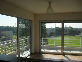 MOLENBEEK-SAINT-JEAN, quartier Mettewie, situé au 6e étage d'un immeuble récent (2010), bel appartement de ± 90m² en bon état général avec terrasse...