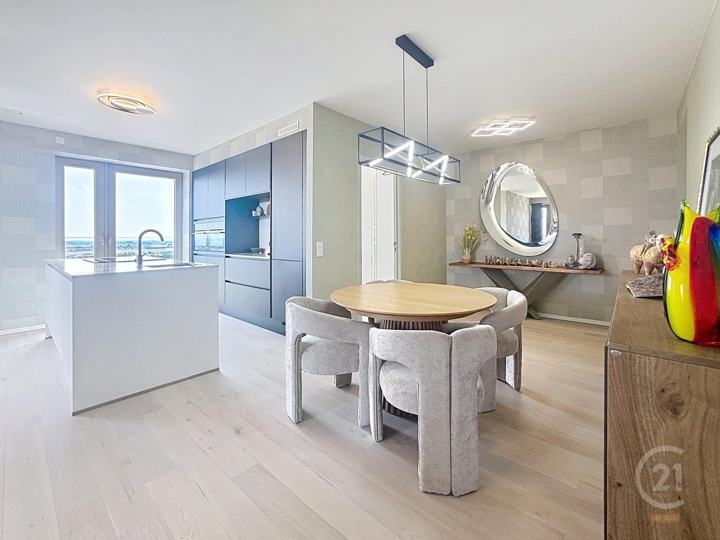 Exclusief nieuwbouw hoekappartement met panoramisch uitzicht en zijdelings zeezicht in Oostende - foto 5