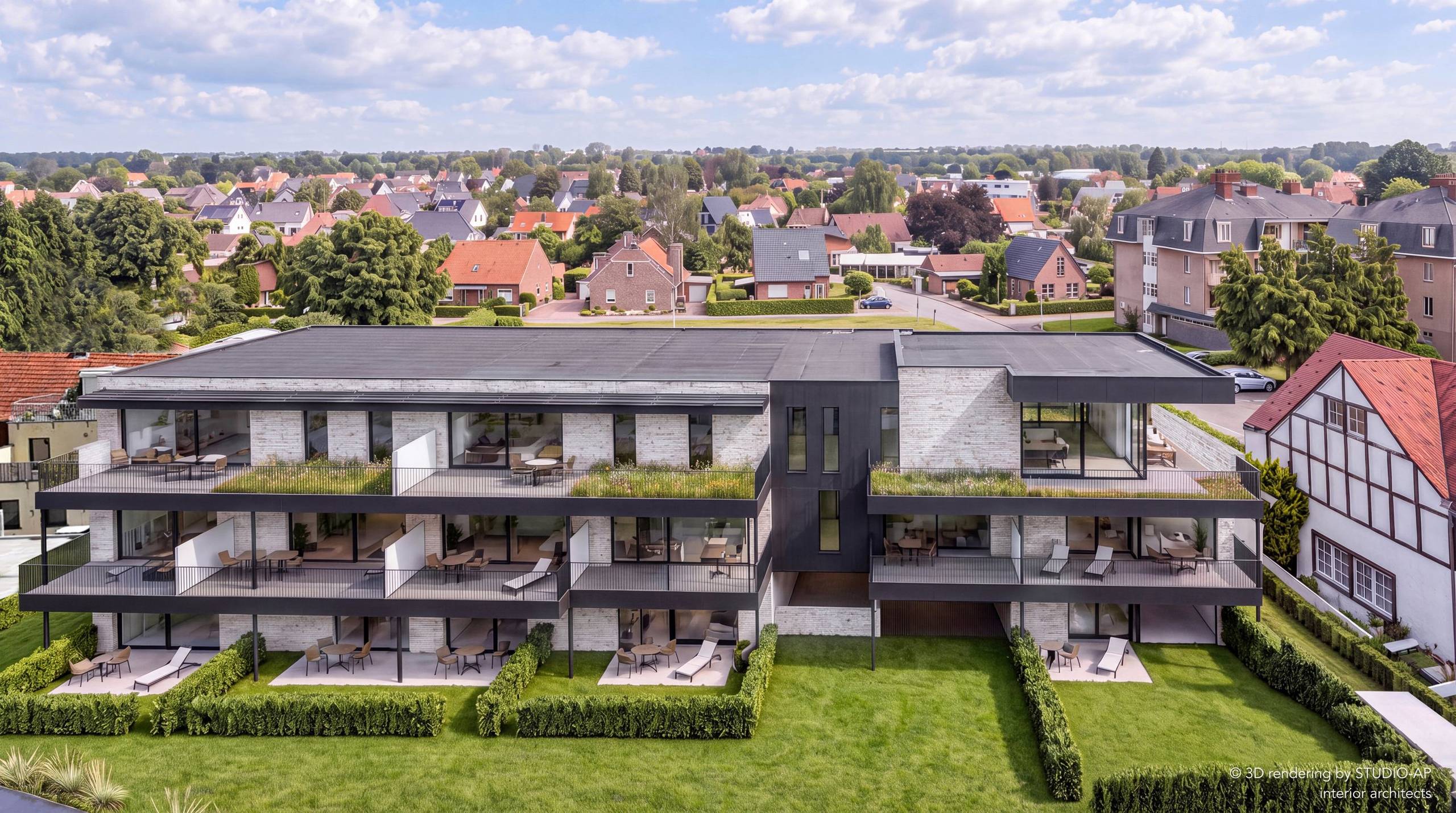Gelijkvloers appartement van 105m² + west tuin van 38m² - foto 1