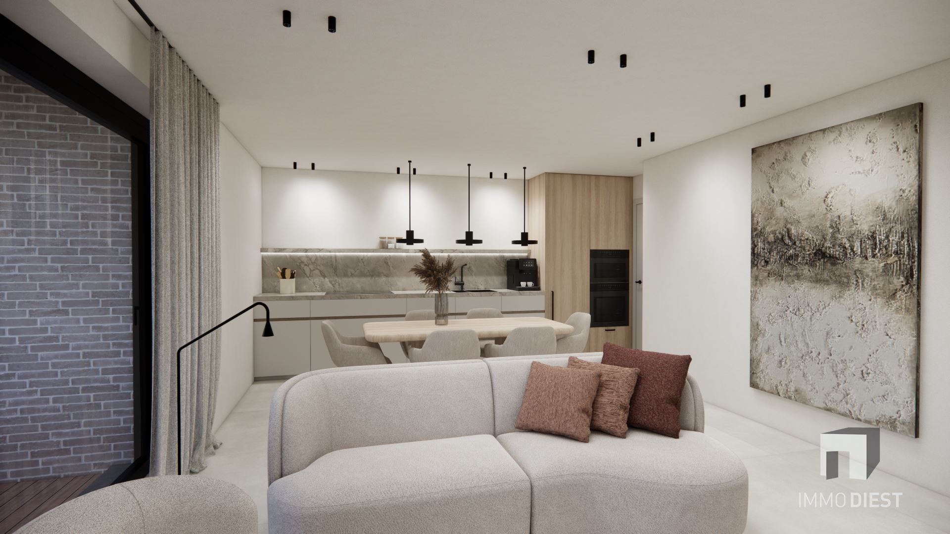 Appartement 1ste verdieping van 79m2 met 2 slpk. - foto 2