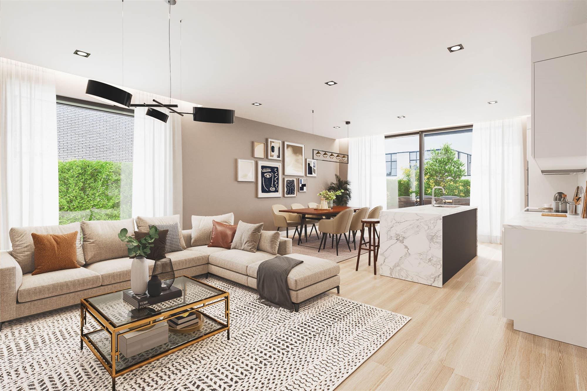 MODERNE CASCO+ AFGEWERKTE NIEUWBOUWWONING (BEN) OP EEN ZEER CENTRALE DOCH UITERST RUSTIGE LIGGING TE PEER - foto 5