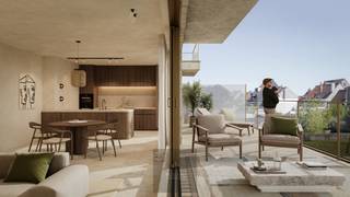 Nieuwbouwresidentie Basile betreft een stijlvol nieuwbouwproject gelegen in de Astridlaan te Nieuwpoort-Stad vlakbij de kaai en de markt. Energiezuinig project d.m.v. verwarming via warmtepompen &amp; vloerverwarming. Appartement 0201 ligt op de 2e verdieping en omvat: Indeling: inkom, apart toilet, woonkamer met eetplaats, zithoek &amp; open keuken, zongericht terras van 8,71m², aparte berging, 2e terras van 3,64m² aan de achterzijde, 2 slaapkamers en badkamer voorzien van dubbele wastafel en douchecel. Mogelijkheid tot aankoop van autostaanplaats of garage in de residentie. Grondplan &amp; lastenboek in bijlage. Prijs: 385000€