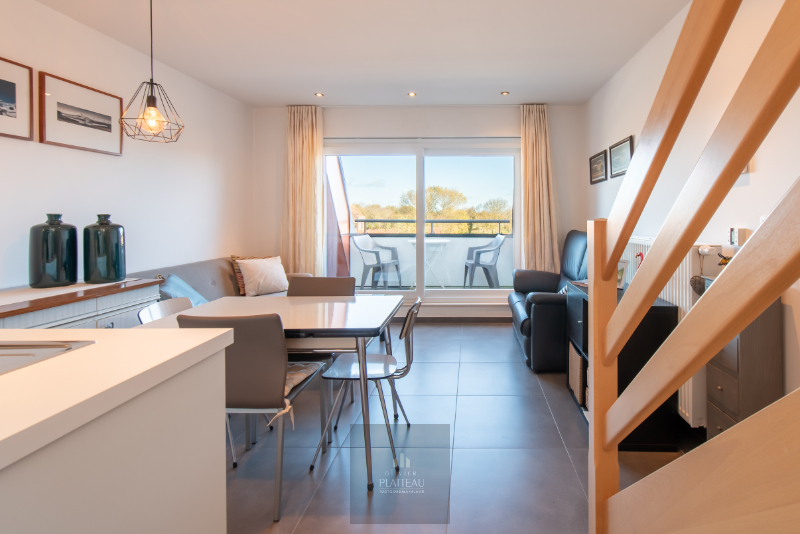 Recent duplex-appartement met één slaapkamer en slaaphoek. - foto 4