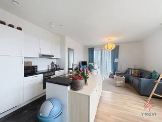 EVERE, NATO district, unfurnished flat of ± 87m² located on the 9th floor. It comprises an entrance hall, a living room of ±30m², a balcony,...