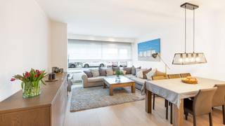 Zeer leuk appartement met 2 slaapkamers en een mooi zijdelings zeezicht vanuit de leefruimte. Uitstekende ligging aan het Albertstrand,...