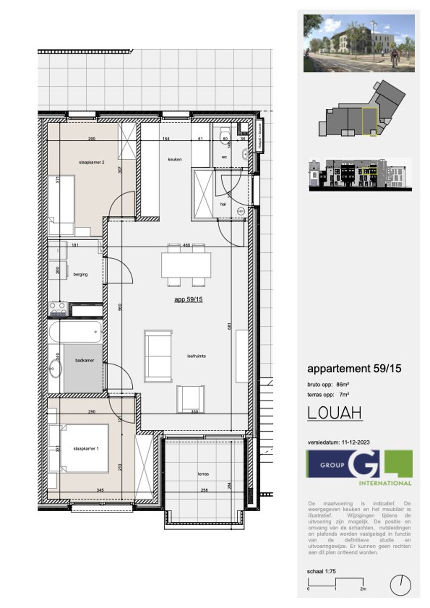 Appartement te koop in Zoutleeuw met 2 slaapkamers - foto 2