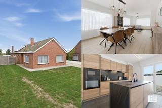 In een rustige, residentiële straat op de Madonna in Langemark-Poelkapelle bevindt zich deze gerenoveerde alleenstaande woning. In <strong>2023 </strong>werd de woning grondig gerenoveerd met bijzondere aandacht voor energiezuinigheid. Dit resulteert in een gunstig <strong>EPC-label B</strong>. Bovendien beschikt de woning over een <strong>conforme elektrische keuring</strong>.<br /><br /><strong>Indeling van het pand </strong>
<ul>
<li>Gelijkvloerse verdieping: inkomhal (15 m²), lichtrijke woon- en eetkamer (32 m²) met uitgeruste keuken voorzien van o.a. oven, microgolf, enkelvoudige spoelbak, inductiekookplaat, dampkap en vaatwasser (12 m²), 2 slaapkamers (15 en 7 m²), badkamer (8 m²) met inloopdouche, bad en wasmeubel, apart toilet, 2 bergingen (5 en 18 m², waarvan één verder af te werken) en hal (7 m²) die toegang biedt tot de eerste verdieping (vaste trap); </li>
<li>Eerste verdieping: open ruimte (45 m²) met potentieel voor het creëren van extra slaapkamers.</li>
</ul>
<strong>Kenmerken </strong>
<ul>
<li>Zonnige tuin met losstaande garage;</li>
<li>Dak-, muur- en vloerisolatie, HR-beglazing, vloerverwarming, airco en zonnepanelen;</li>
<li>Conforme elektrische keuring;</li>
<li>Vaste trap naar de eerste verdieping met mogelijkheid tot extra slaapkamers;</li>
<li>Verwarming op stookolie, met mogelijkheid tot eenvoudige omschakeling naar aardgas (reeds aanwezig in de woning)</li>
</ul>
<br />Benieuwd naar de indeling? Check zeker onderstaande video. <br />Link: https://youtube.com/shorts/XFQjImDkcDE?feature=share<br /><br />Interesse of een vrijblijvend bezoek? <br />Contacteer Eden op 0470 43 78 21 of mail info@minthus.be