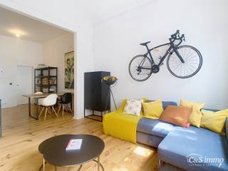 Dit net gerenoveerd éénslaapkamer appartement (ca. 49m²) straalt gezelligheid en authenticiteit uit. Lichte woonkamer op plankenvloer (ca. 14m²)...