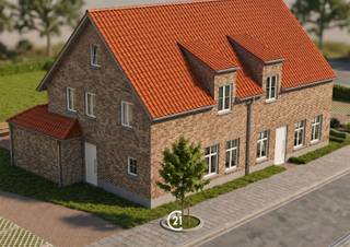 <p><span>Nieuwbouw woning in een landelijke stijl in een groene omgeving.</span></p><p><span> </span></p><p><span>In het idyllische Roborst verrijzen binnenkort twee prachtige gezinswoningen waar authenticiteit en duurzaamheid hand in hand gaan. Ruimte, licht, energiezuinig en een hoogwaardige afwerking zorgen voor zorgeloos wooncomfort op een uitzonderlijke locatie. Interesse? Ontdek als eerste alle plannen en mogelijkheden.Reeds 1 VERKOCHT !!</span></p><p><span> </span></p>