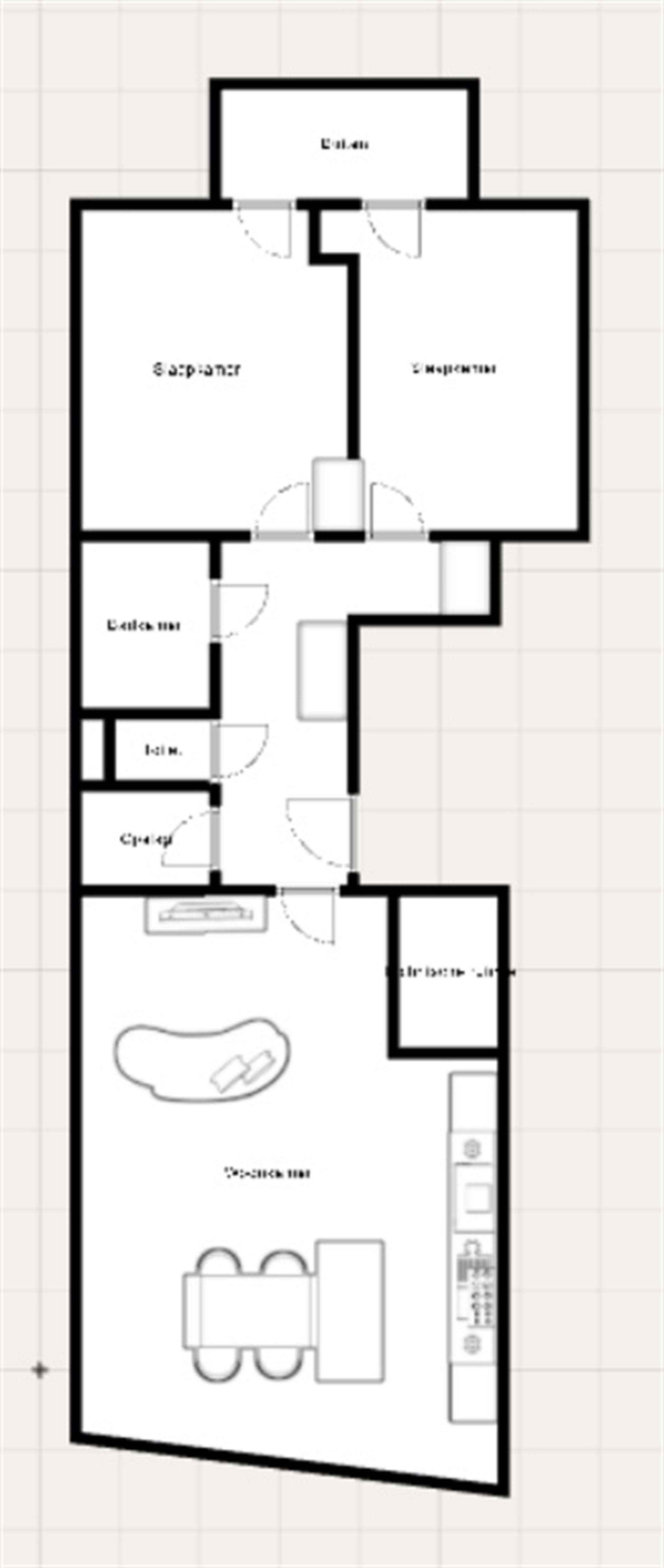 Appartement op de 5de verdieping nabij station. - foto 5