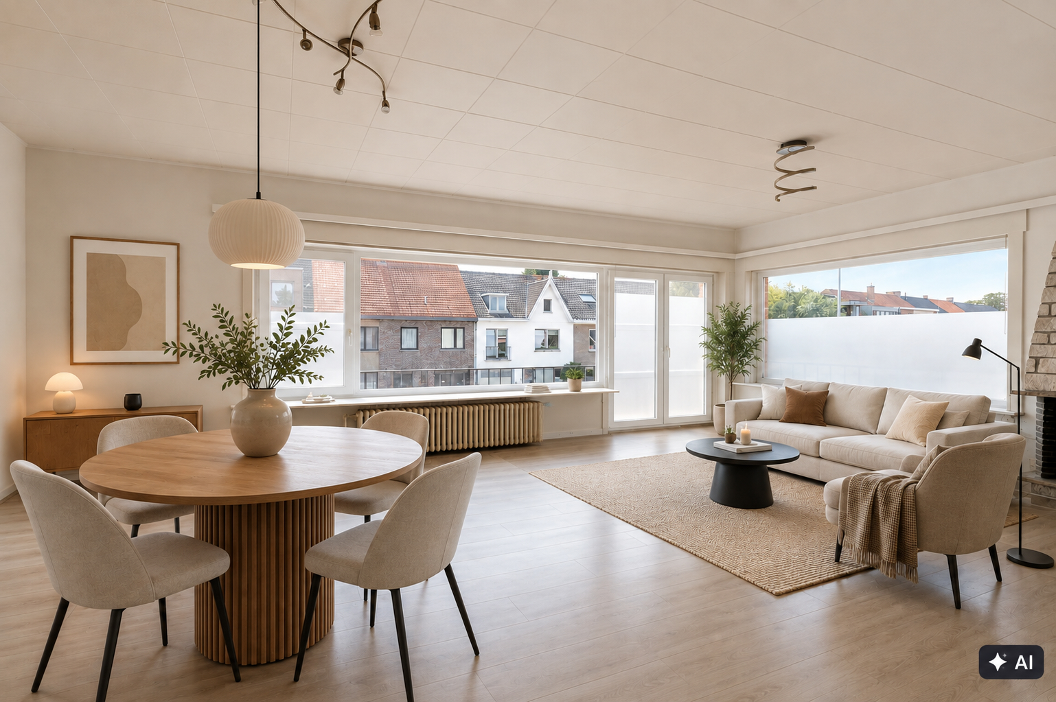 Vernieuwd 2-slaapkamer hoekappartement (98 m²) met garagebox - foto 4