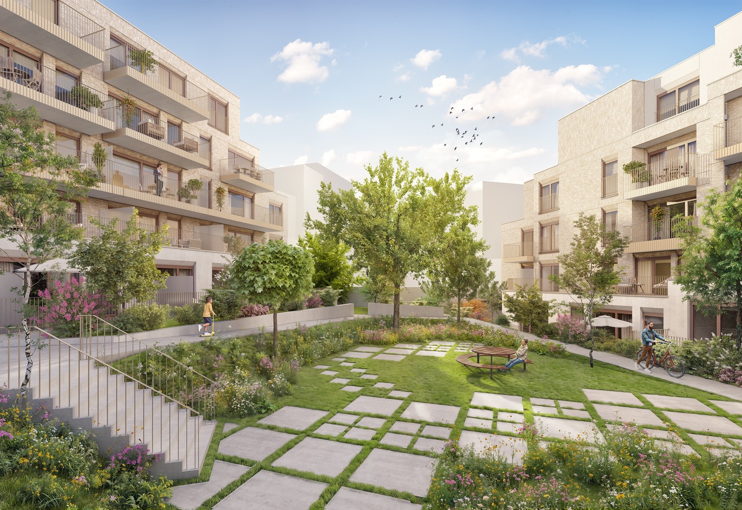 3slpk appartement van 110m² op 10min fietsen van Brussel - foto 3