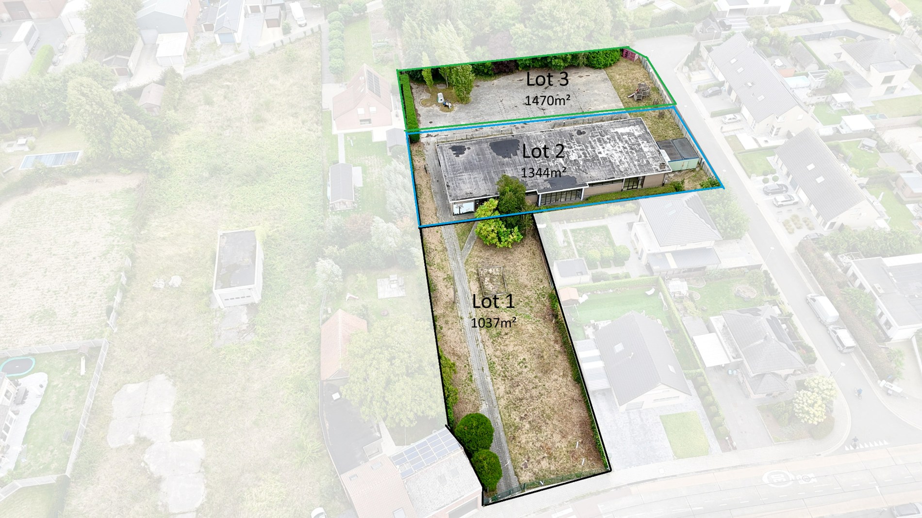 Bouwgrond op 1470m² in doodlopende straat - foto 2