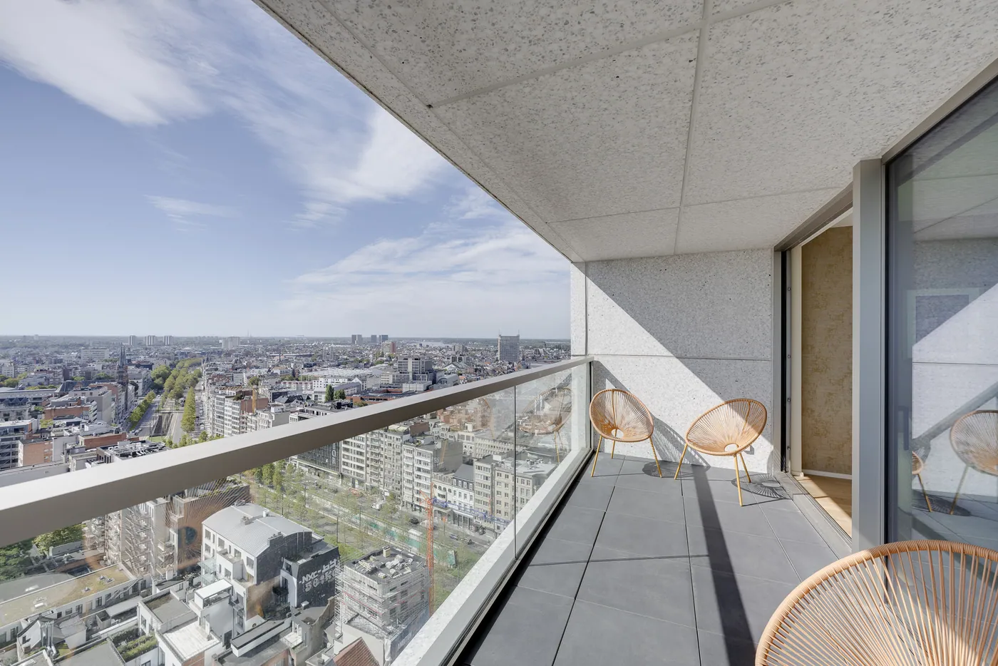 Luxueus wonen op de 19de verdieping in de Antwerp Tower - foto 5