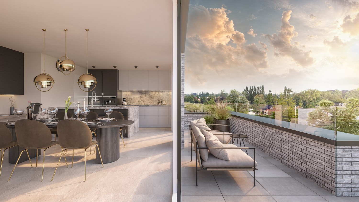 Ruim 2 slaapkamerappartement met 2 grote terrassen - foto 4