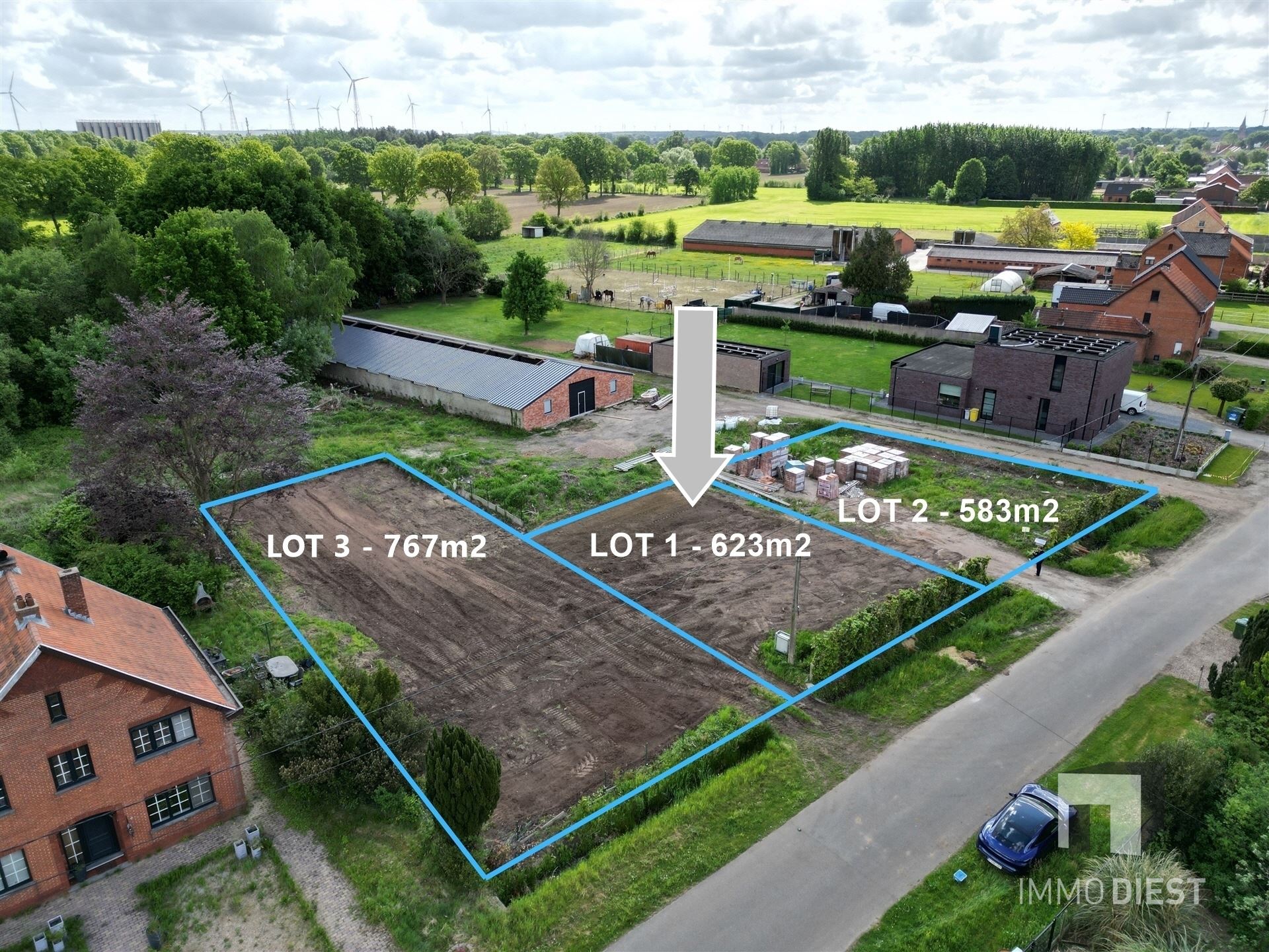 Bouwgrond - open bebouwing met vergunning!! - foto 2