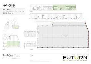 Nouvelle unité PME d'environ 749 m² dans le projet Walle Kortrijk.Dans une première phase, 3 bâtiments commerciaux seront construits sur le...