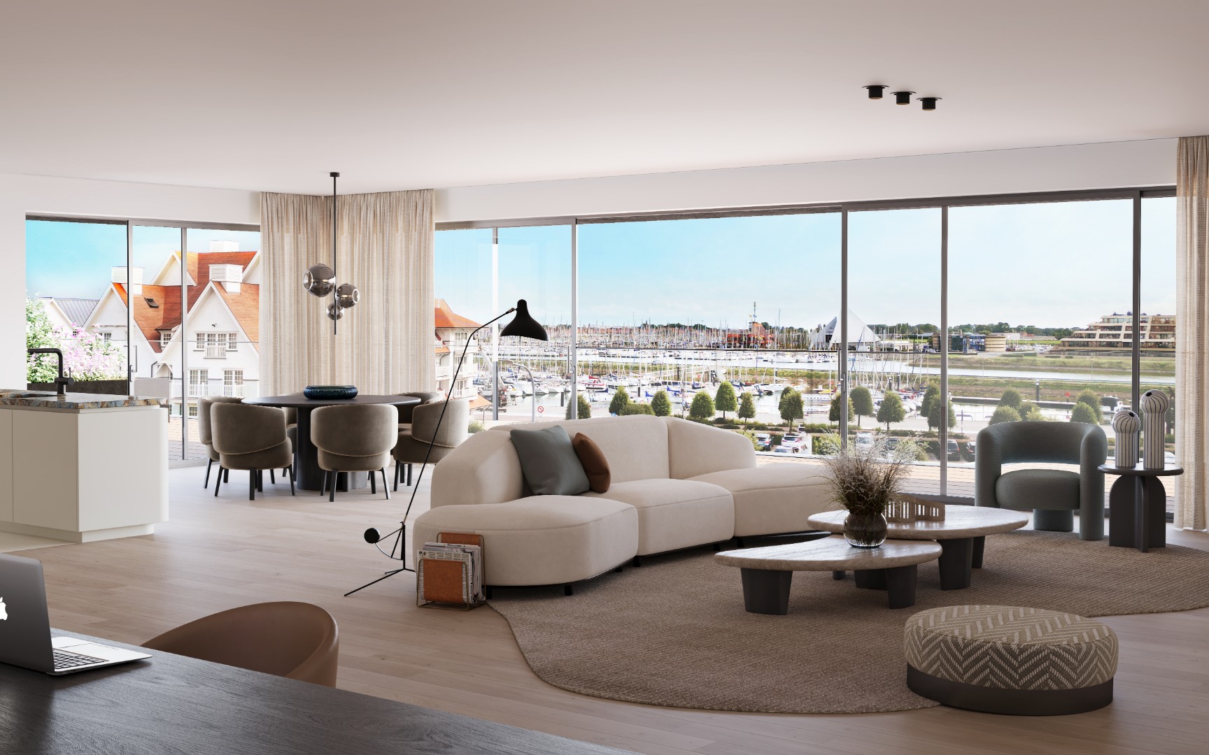 Nieuwbouw 2-slaapkamerappartement met hoekterras en bureauruimte - foto 2