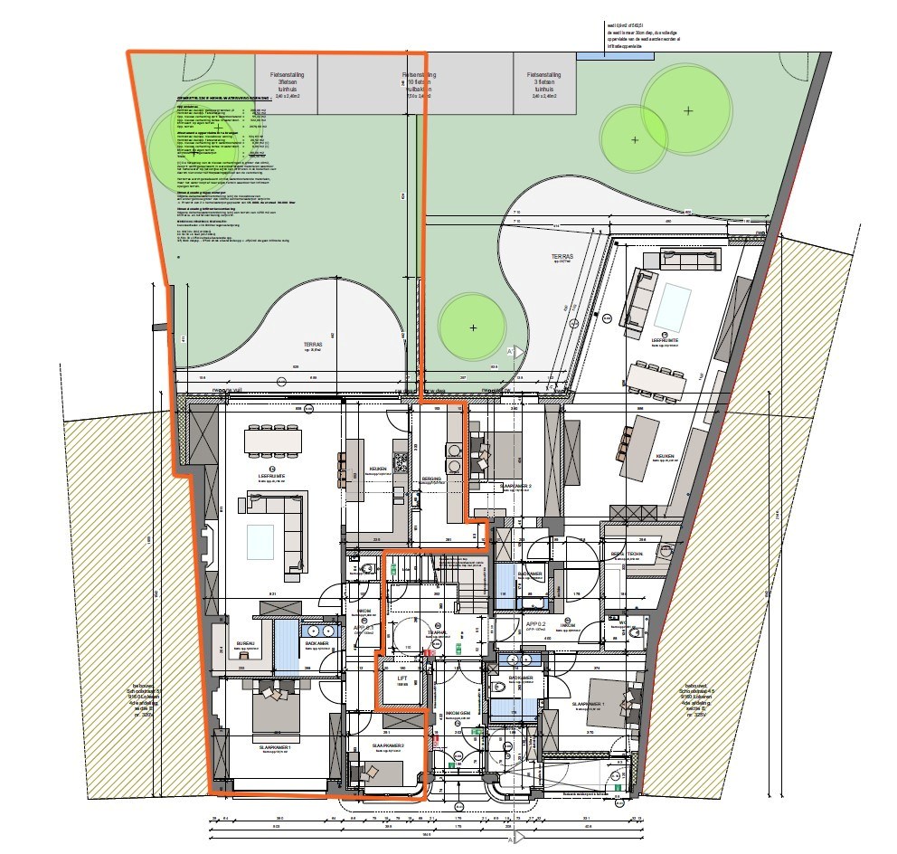 Luxe gelijkvloers appartement met tuin, 2 slaapkamers en autostaanplaats - foto 3