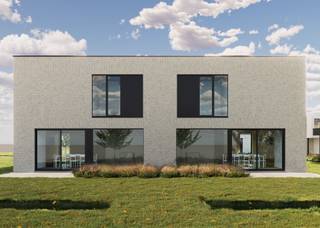Tien moderne halfopen woningen met beige, bruine of grijze baksteen, uitgebreide terrassen – sommigen met patio’s – en grote ramen die zorgen voor een open, licht interieur. Keuzevrijheid in uitvoering; compact én luxe wonen met stijl.<br /><br />Elke woning krijgt een eigen identiteit dankzij een gevarieerd palet van beige, bruine of grijze gevelstenen. Grote raampartijen zorgen voor een overvloed aan daglicht, terwijl enkele woningen ook een patio hebben – ideaal voor een intieme buitenplek met veel privacy. De slimme, compacte indeling laat geen ruimte onbenut en dankzij de keuzevrijheid in afwerking maak je van deze woning echt jouw plek. Perfect voor wie stijlvol en comfortabel wil wonen. Zonder overbodige ruimte, maar met maximaal gemak.<br /><br />Deze woningen hebben 3 slaapkamers. Sommigen beschikken over een inpandige garage, bij anderen is er een carport voorzien. 