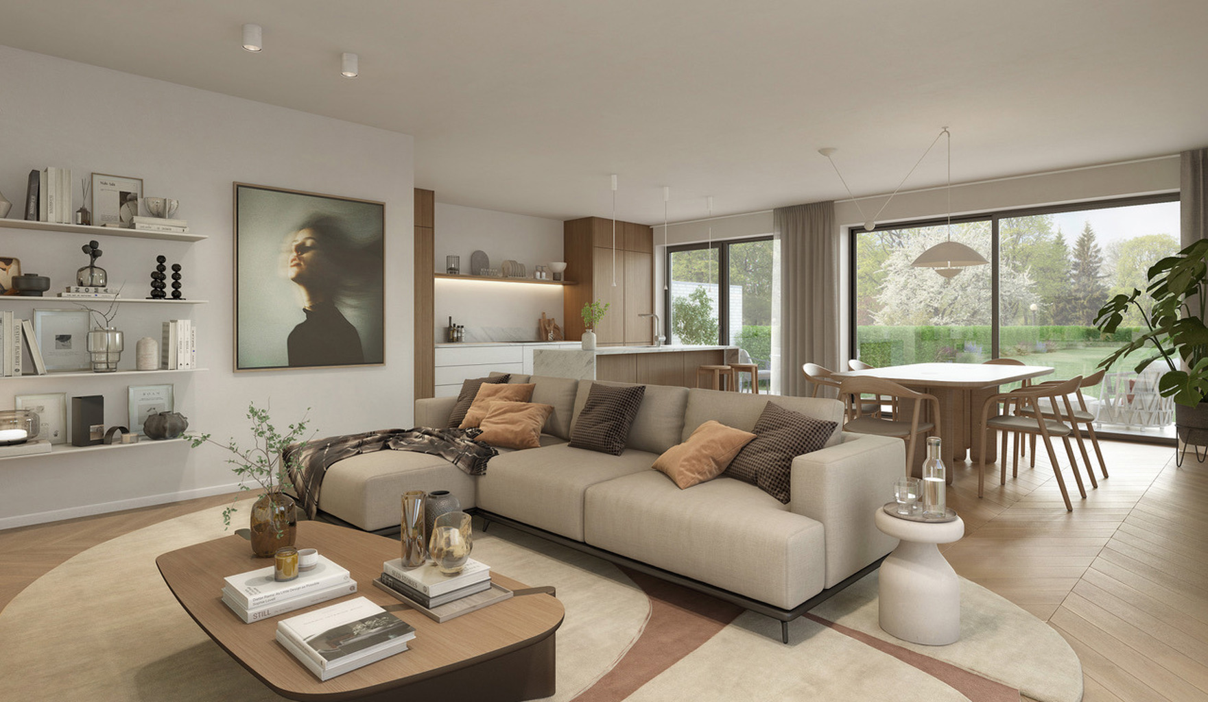 BINNENKORT TE KOOP: landelijk gelegen nieuwe HOB op 669 m2  - foto 4