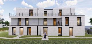 NOG 2 APPARTEMENTEN BESCHIKBAAR<br />Ruim en duurzaam wonen in het Leersnijderspark in Tielt<br />Ontdek de laatste twee beschikbare appartementen in dit groene en centraal gelegen woonproject, op wandelafstand van winkels, restaurants en scholen.<br />NOG BESCHIKBAAR<br />• Residentie Ter Linde – appartement 3.02<br />Bovenste verdieping – 116,16 m²<br />• Residentie Ter Olm – appartement 1.01<br />Eerste verdieping – 103,4 m²<br />INDELING<br />• Lichtrijke leefruimte met open keuken<br />• Twee comfortabele slaapkamers<br />• Badkamer en afzonderlijk toilet<br />• Praktische berging<br />• Ruim terras<br />• Afgesloten ondergrondse garagebox<br />• Gemeenschappelijke fietsenberging<br />DUURZAAM WONEN<br />Beide appartementen beschikken over vloerverwarming via een collectieve geothermische warmtepomp en drie zonnepanelen.<br />LAAT JE INSPIREREN<br />Naast foto’s van de huidige toestand tonen we ook virtueel ingerichte inspiratiebeelden. Zo krijg je een duidelijk beeld van hoe de ruimtes na afwerking en inrichting kunnen worden aangekleed.<br />De virtuele inrichting is illustratief. Meubels, decoratie en afgebeelde afwerkingselementen zijn niet inbegrepen en kunnen afwijken van de uiteindelijke uitvoering.<br />Interesse in een van de laatste twee appartementen? Contacteer ons voor prijzen, meer informatie of een bezoek ter plaatse.