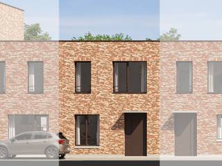 Moderne gesloten <strong><span>energiezuinige woning </span></strong>(<span>159 m²) </span>met 3 slaapkamers, een fietsenberging en een tuin met west-oriëntatie. <br />Deze gesloten woning wordt gebouwd in een moderne, hedendaagse stijl. De woning beschikt over een perceel van 159 m². Op het gelijkvloers vind je de inkomhal met apart gastentoilet, berging, leefruimte en keuken. Op de eerste verdieping vind je 3 slpk., een aparte toilet en badkamer.<br />De stadswoning is voorzien van vloerverwarming en warmtepomp! Bij elke woning hoort een vaste parkeerplaats in een ondergrondse parking. Deze dient apart bij aangekocht te worden.<br /><br />Meer info? Contacteer Christophe Blassieaux via 03 808 15 31 of Christophe.blassieaux@matexi.be<br />