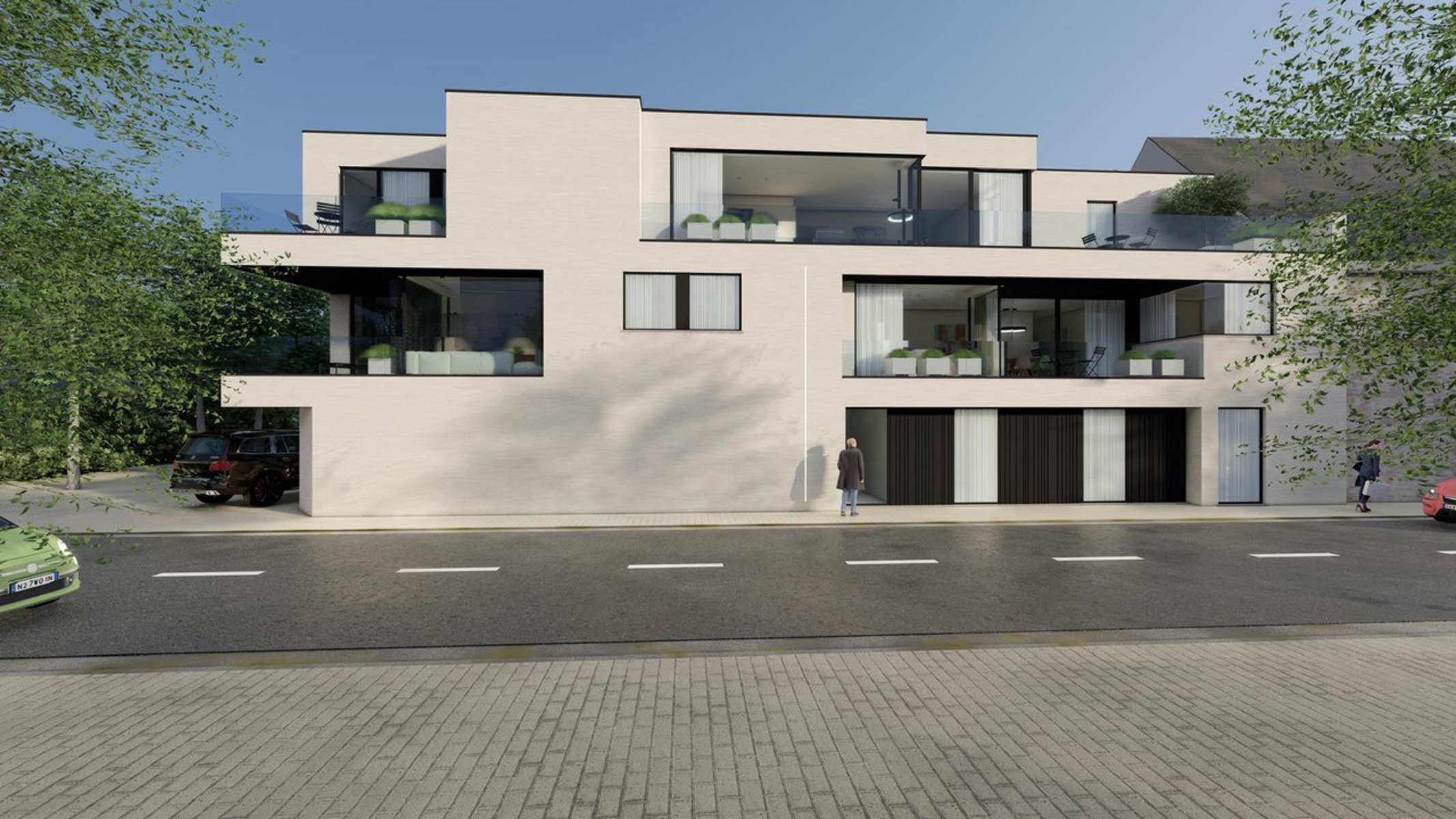 Nieuwbouwappartement met 2 slpks + terras - foto 2