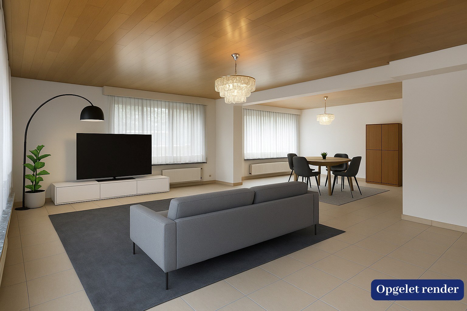 Gelijkvloers appartement (142m²) met 2 slpk & mogelijkheid tot aankoop garage of staanplaats! - foto 1