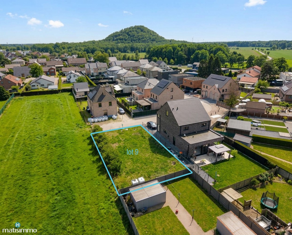 RUSTIG GELEGEN BOUWGROND VOOR OPEN BEBOUWING MET ZUIDWESTGEORIËNTEERDE TUIN TE OUDSBERGEN - foto 4